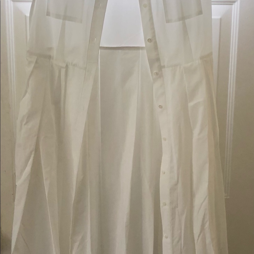 Tara Jarmon long flowing white cotton summer dress